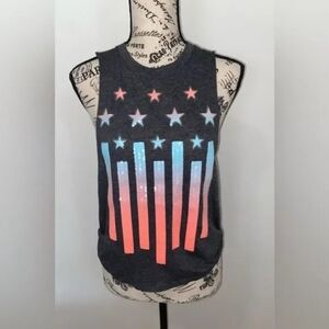 Muscle vest with sequins